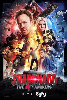 鲨卷风4：四度觉醒 Sharknado 4: Th海报