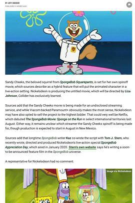 珊迪大电影：拯救比奇堡 Saving Bikini Bottom: The Sandy Cheeks Movie (2024)海报