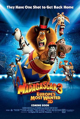 马达加斯加3 Madagascar 3: Europe's Most Wanted (2012)海报
