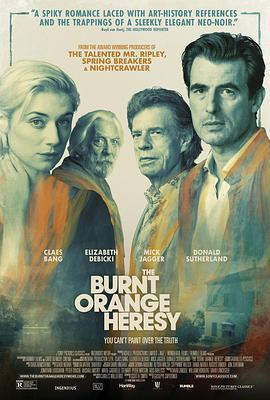 焦橙邪说 The Burnt Orange Heresy (2019) bd海报